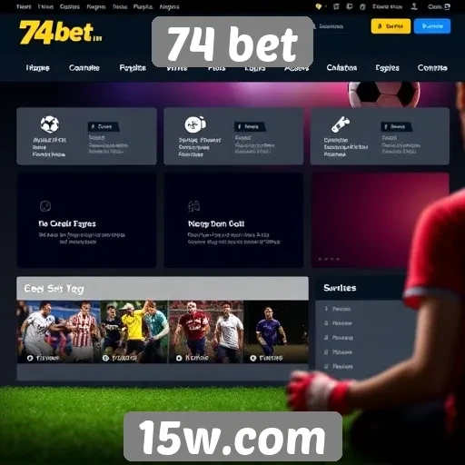 Exploração das funcionalidades do site 74 bet