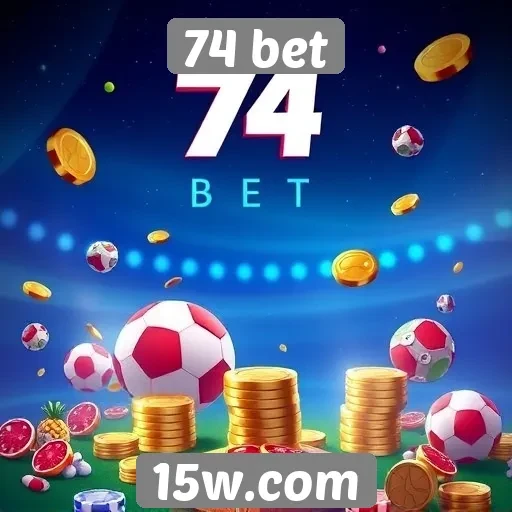 Variedade de jogos disponíveis na plataforma 74 bet